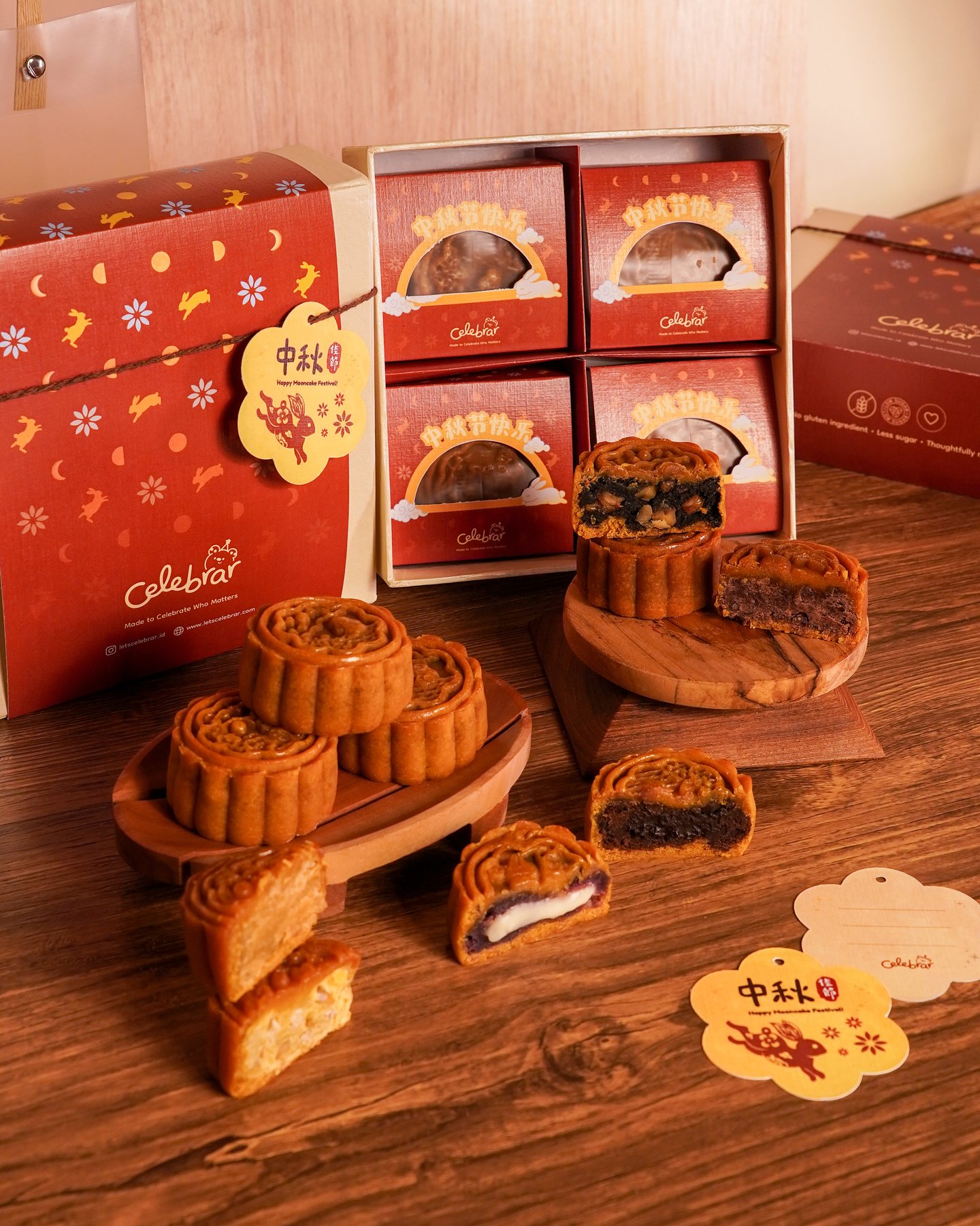 Celebrar Mid-Autumn Mooncake Box of 4
